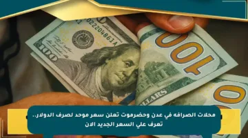 محلات الصرافة في عدن وحضرموت تعلن سعر موحد لصرف الدولار.. تعرف على السعر الجديد الآن